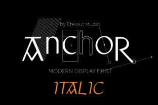 Anchor Italic: A Magical Display Font for Editorial Design