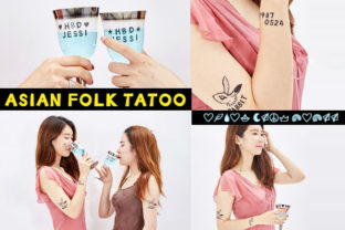 Asian Folk Tattoo: A Font That Speaks Through Tradition