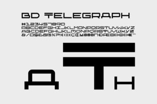 BD Telegraph: A Bold Display Font for Handmade Creations