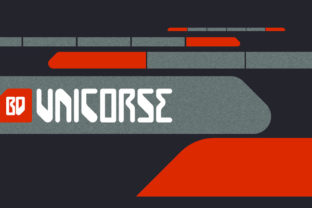 BD Unicorse: A Retro-Futuristic Display Font for Editorial Design