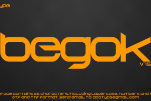 Begok: A Display Font That Elevates Branding with a Unique Edge