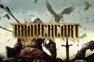 Braveheart Display Font for Editorial Design