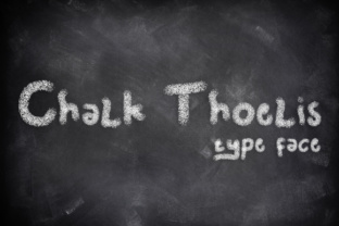 Chalk Thoelis: A Display Font for Editorial Design and Creative Typography