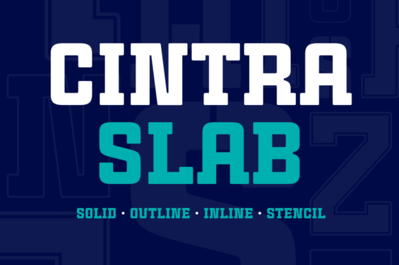 Cintra Slab Family for Bold Display Typography