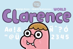 Clarence World Font for Modern Web Design