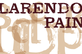 Clarendon Paint: A Hand-Painted Display Font for Bold Branding