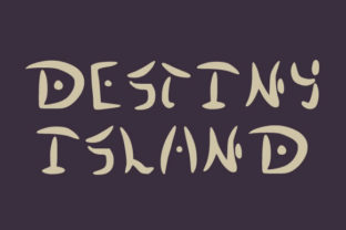 Destiny Island Font for Playful Web Design