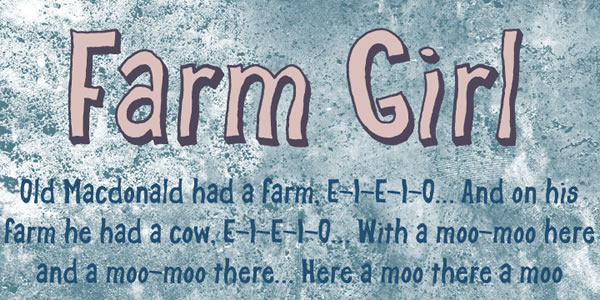 Farm Girl Font for Artful Branding and Display Design