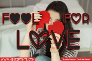 Fool for Love Display Font for Web Design