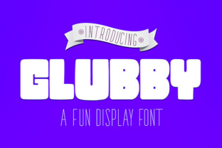 Glubby: A Playful Display Font for Kids and Creative Brands