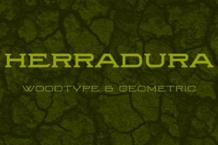 Herradura Family: A Wood-Type Slab Serif for Handmade Creations