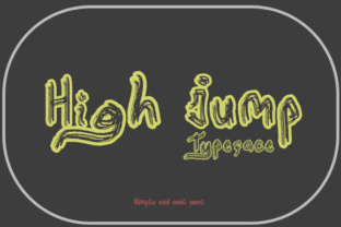 High Jump: A Display Font That Elevates Your Handmade Creations