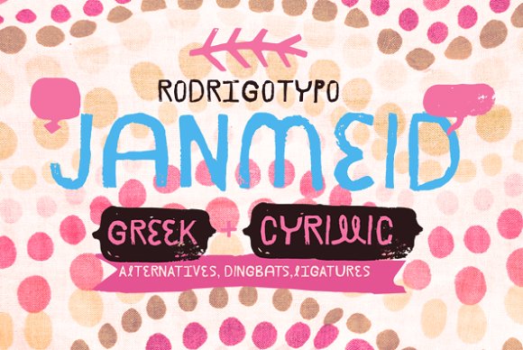 Janmeid: A Handmade Font for Unique Branding and Display Needs