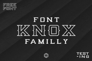Knox Font for Vintage-Themed Branding and Display Design