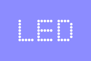Led Family: A Dotted Display Font for Bold Digital Branding