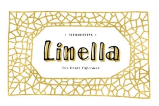 Linella Font by Blessed Print