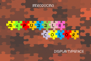 McPuzzle Color: A Vibrant Font for Branding and Design