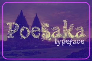 Poesaka: A Vintage Display Font for Creative Crafters