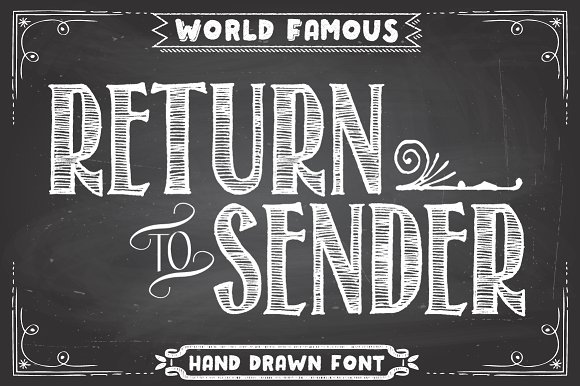 Return to Sender: A Display Font That Speaks Volumes