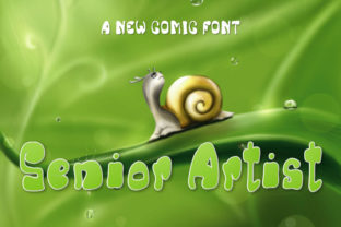 Senior Artist Font for Editorial Design and Content Branding