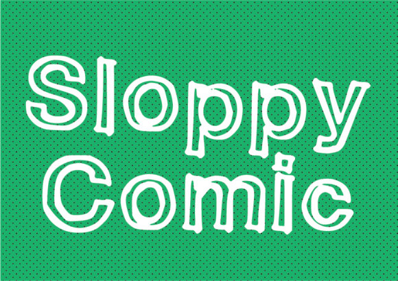 Sloppy Comic: A Font That Brings Handwritten Charm to Your Crafts
